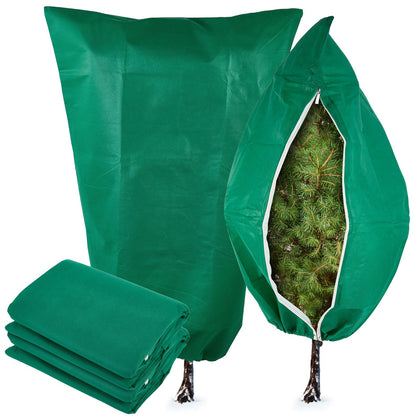 YATHO plant covers frost blanket closed over a shrub to guard against cold