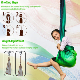 Yatoco Sensory Swing kid-friendly design suitable for children and teens.
