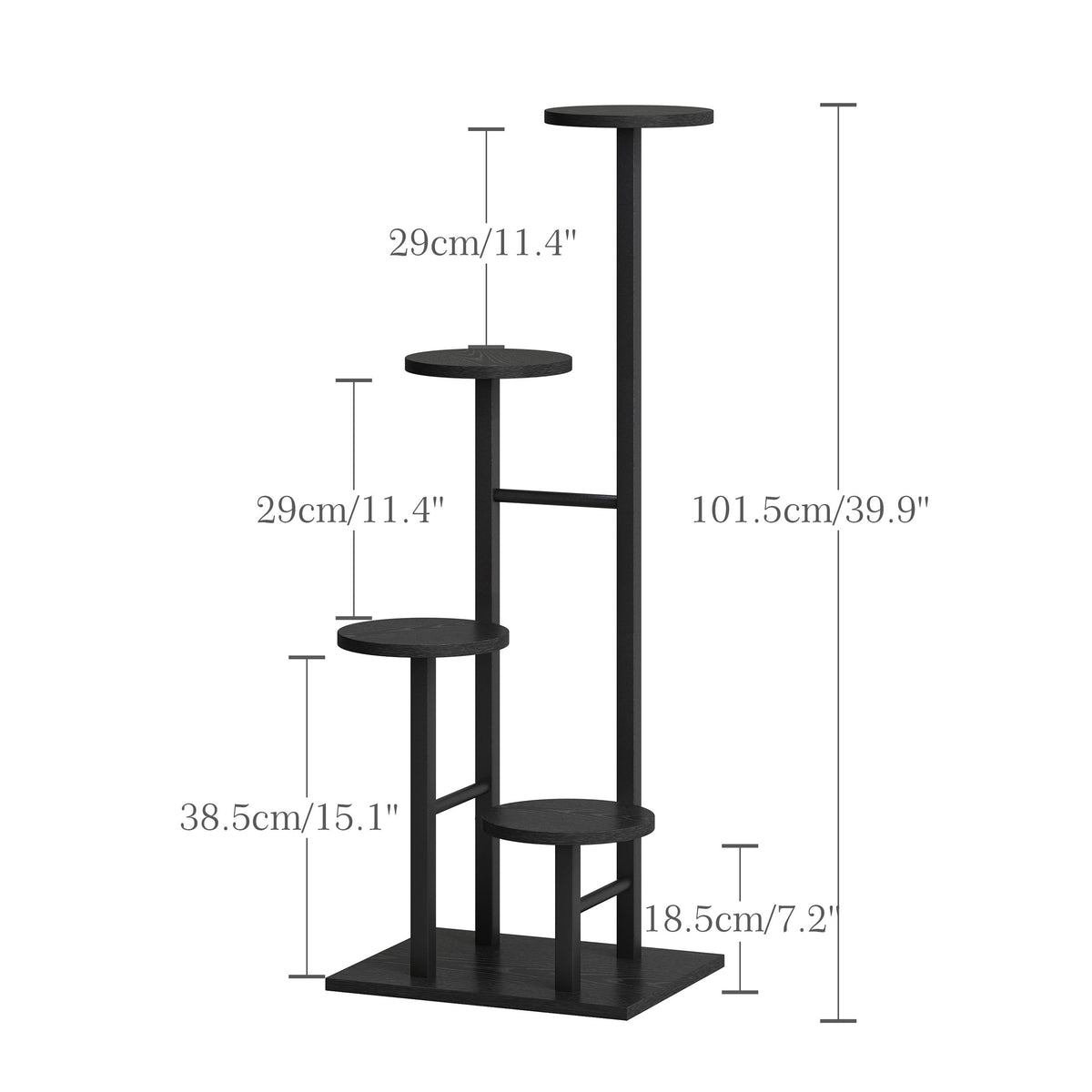 YAUKTAK sturdy frame supports heavy pots without wobble.