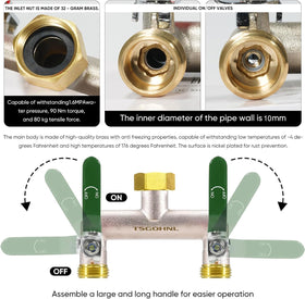 Yayamz brass hex nut maintains watertight performance under high pressure