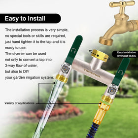 Yayamz compatible with North American 3/4-inch faucets for universal use