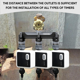 Yayamz independent shut-off valves enable zone control for irrigation.