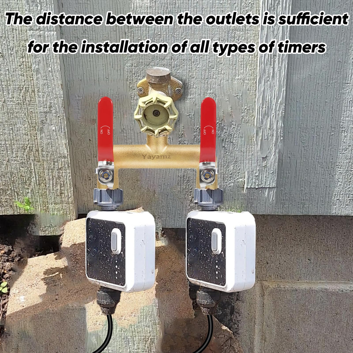 Yayamz rubber-coated 3-inch handle enables comfortable installation.
