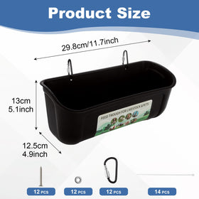 YAYODS six-pack feeders with clips simplify mounting and maintenance.