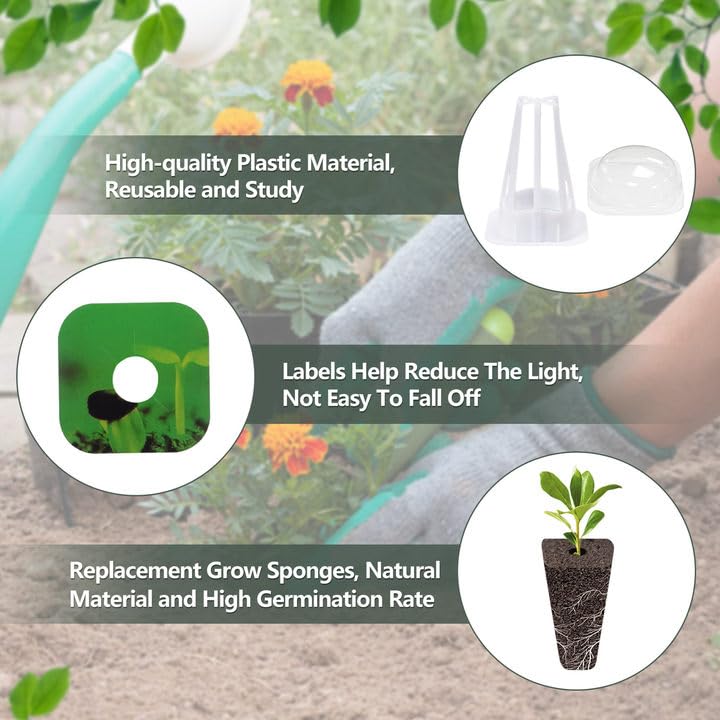 YBB seed pod baskets organize and support a clean hydroponic setup.