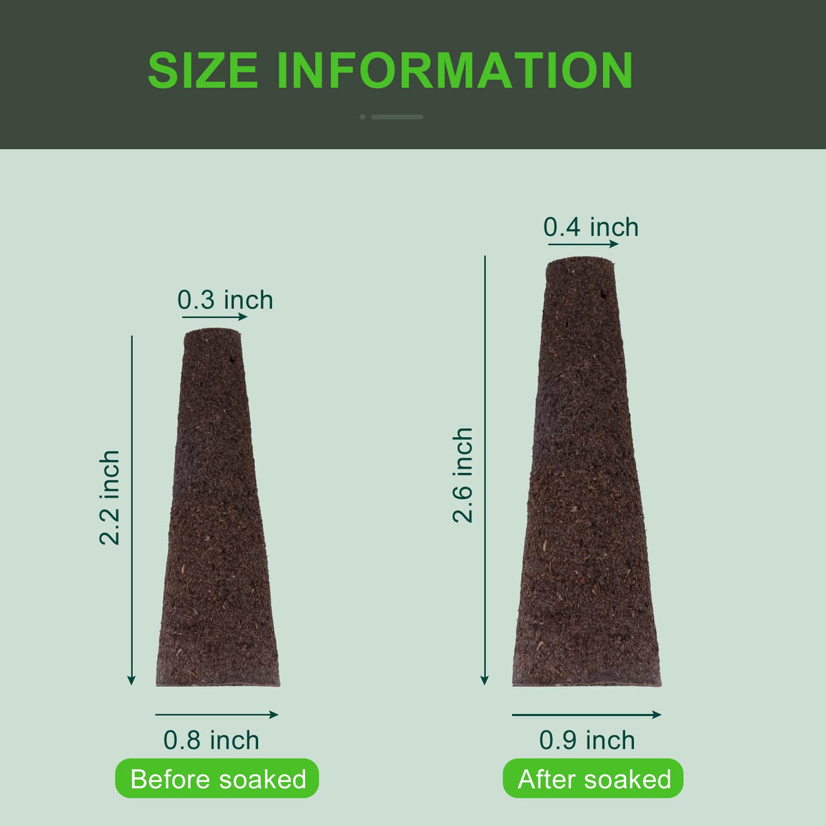 YBB grow sponges compatible with Aerogarden and other systems.