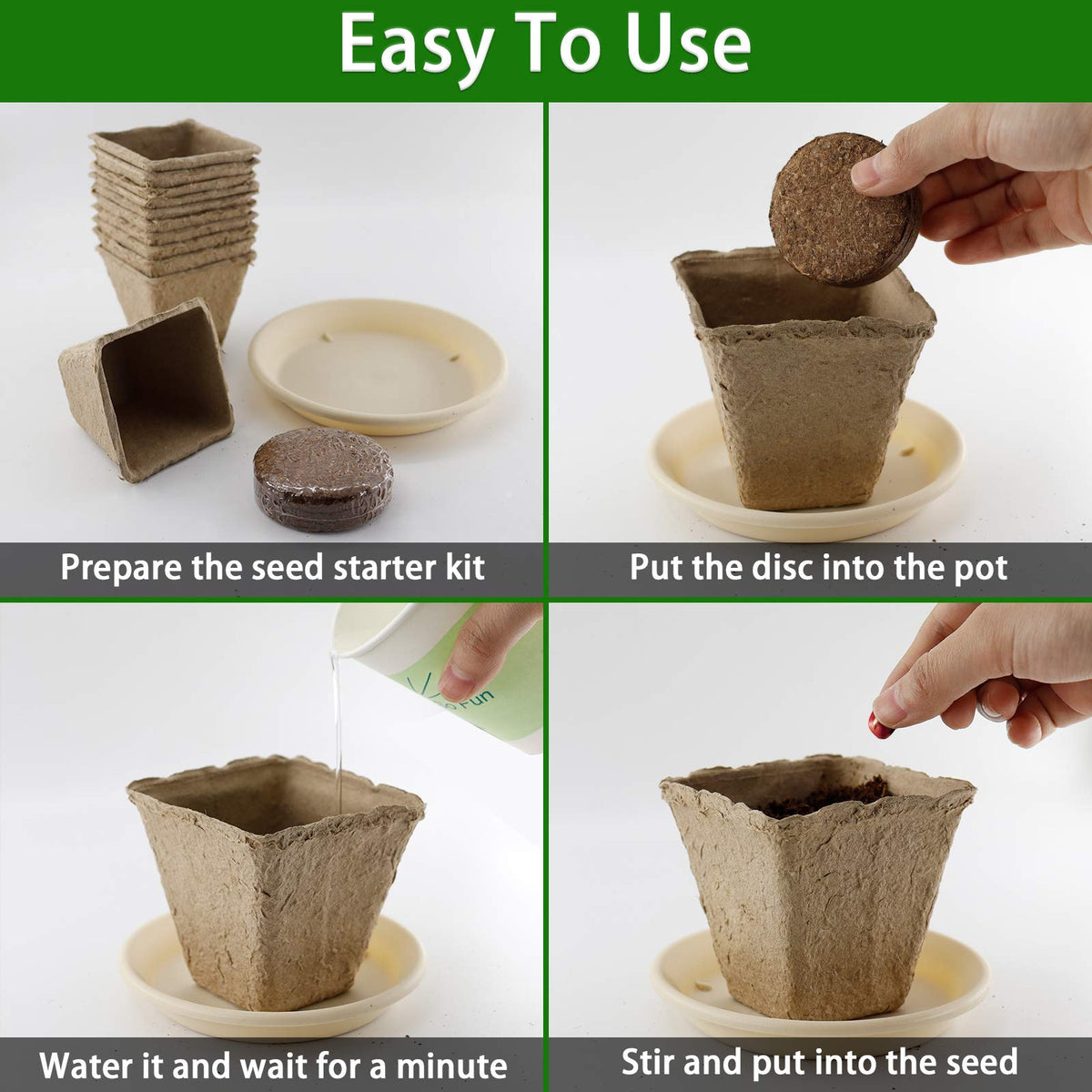 YBB individually packaged discs preserve freshness and moisture for easy storage.