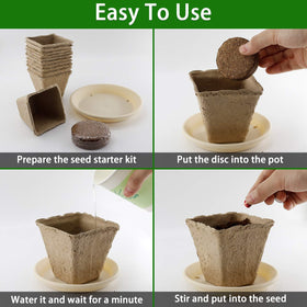 YBB individually packaged discs preserve freshness and moisture for easy storage.