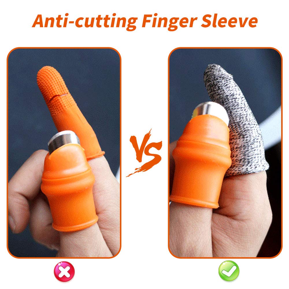 YBB silicone finger cover provides comfortable grip during use