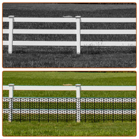 YBING border fence for flower beds and landscape paths.