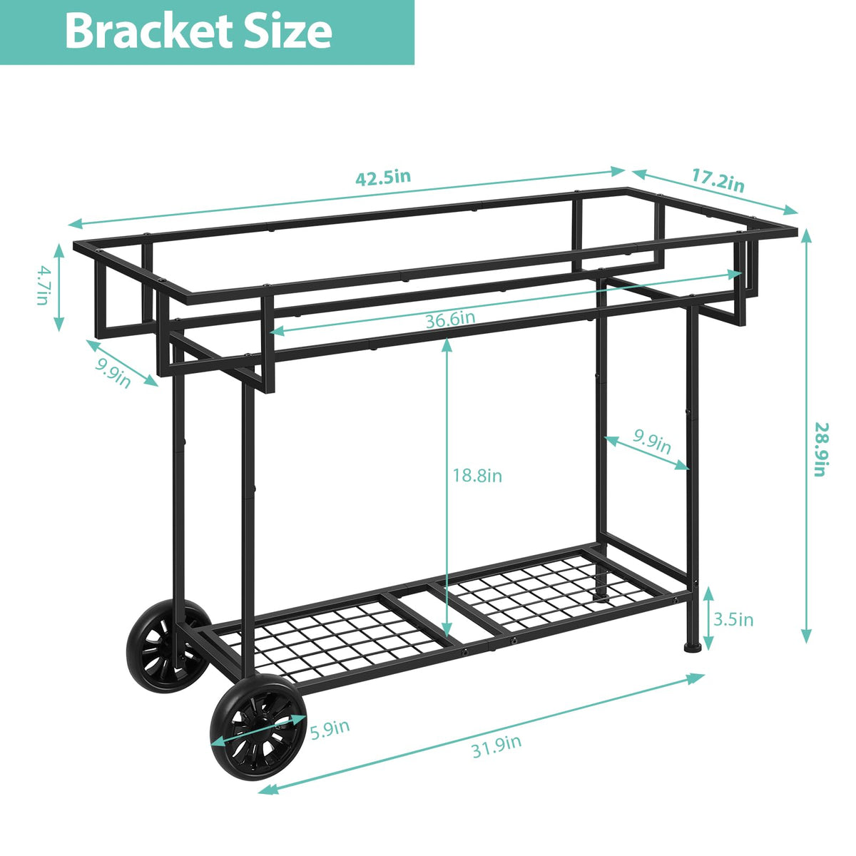 YBING detachable water tray supports drainage while retaining moisture