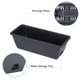 YBING removable planting boxes enable flexible rearrangement and sunlight access.