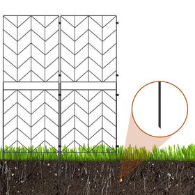 YBING small animal barrier protects plants in yard or patio.