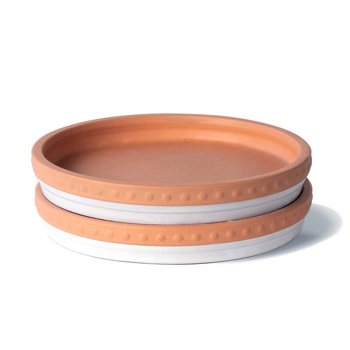 YBX indoor floor protection with plant saucer underpot setup
