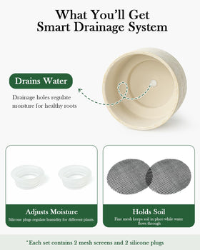 YBX YIBOXUAN glazed ceramic finish resists fading and is easy to clean