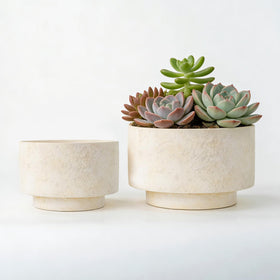 YBX YIBOXUAN succulent pots 8-inch with drainage for healthy roots