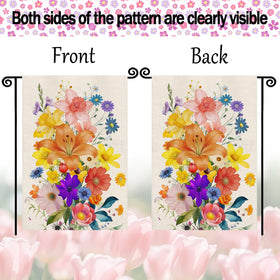 YCDMLJC double-sided garden flag for versatile outdoor viewing