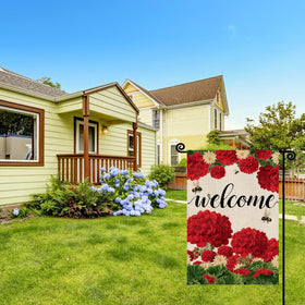 YCDMLJC polyester outdoor flag resists UV fading for lasting color in sunlight.