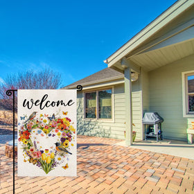 YCDMLJC Spring party yard flag is ideal for celebrations and outdoor gatherings