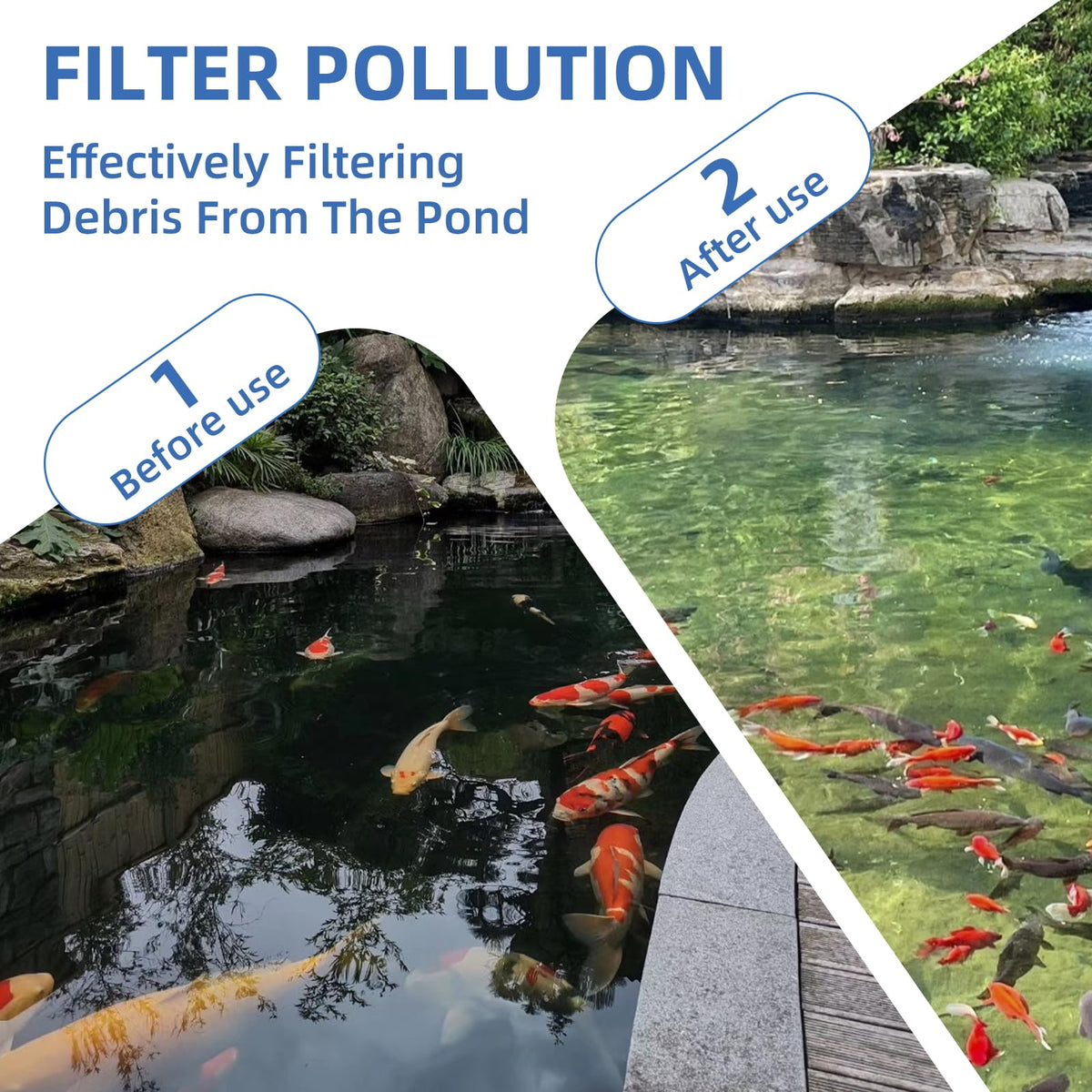ychmzp quick replacement tips support routine pond maintenance