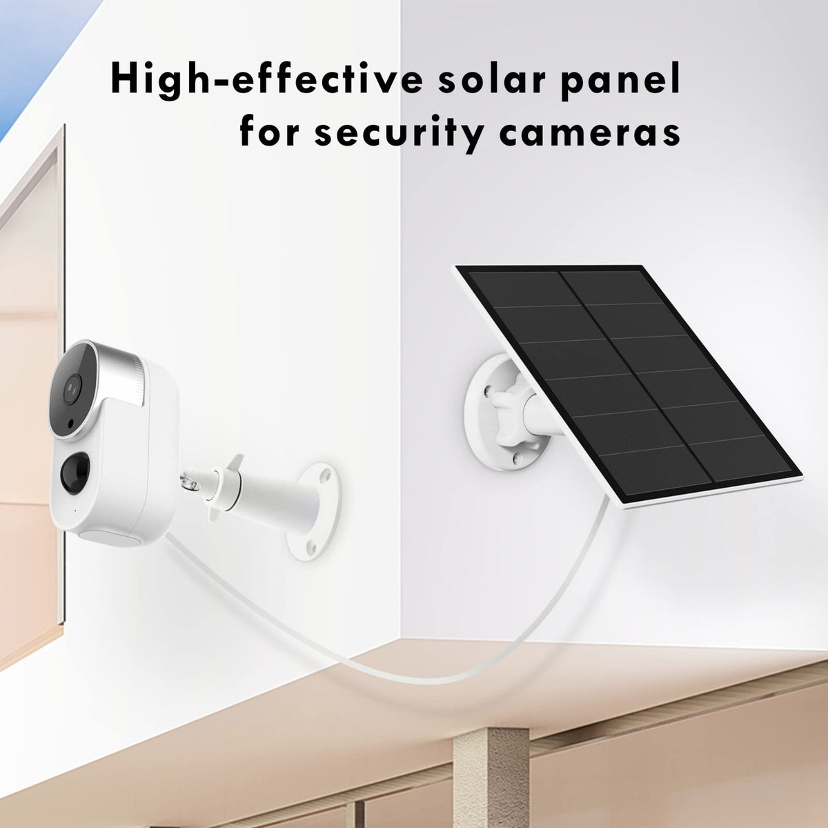 YCTechCam adjustable installation angles optimize sun exposure