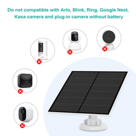 YCTechCam IP65 waterproof solar panel ready for outdoor weather