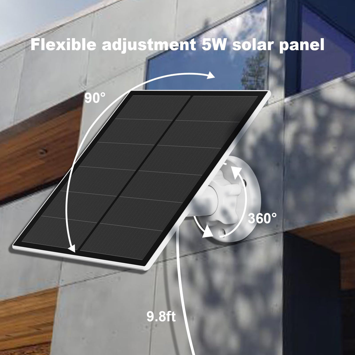 YCTechCam pack of 3 solar panels for multi-camera charging setups