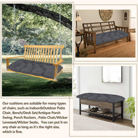 Yddsky cushion in 120x50x50 cm size for larger outdoor benches