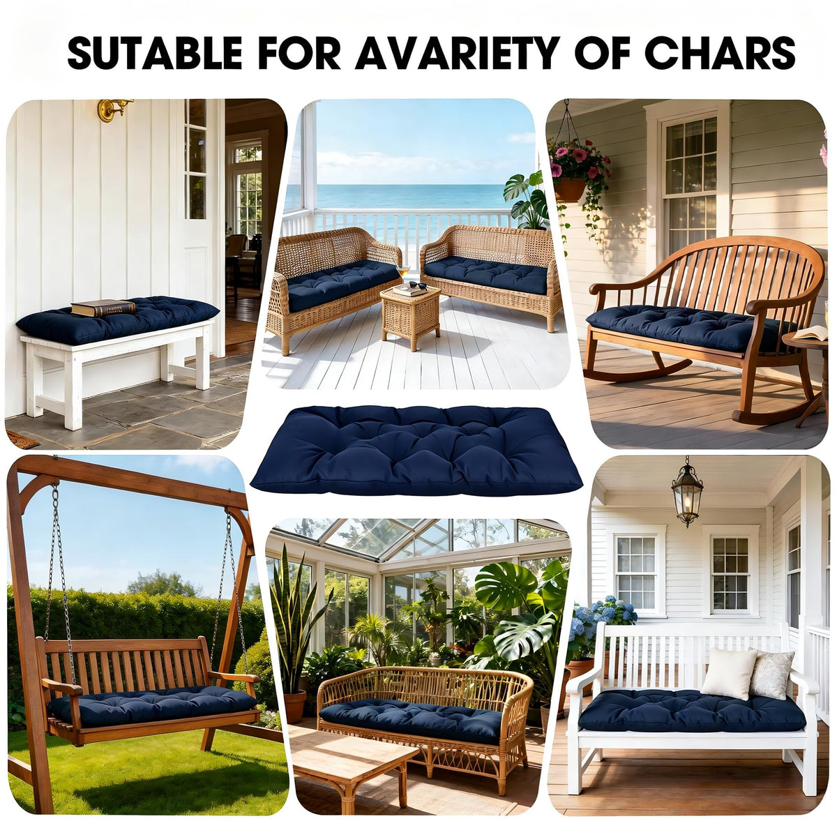 Relaxing setup with Yddsky bench cushion enhancing comfort