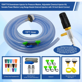 YDHFTYS long-range reach up to 40 feet for hard-to-reach surfaces.
