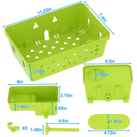 YDHZ easy-assembly pool basket enables quick setup and compact storage.