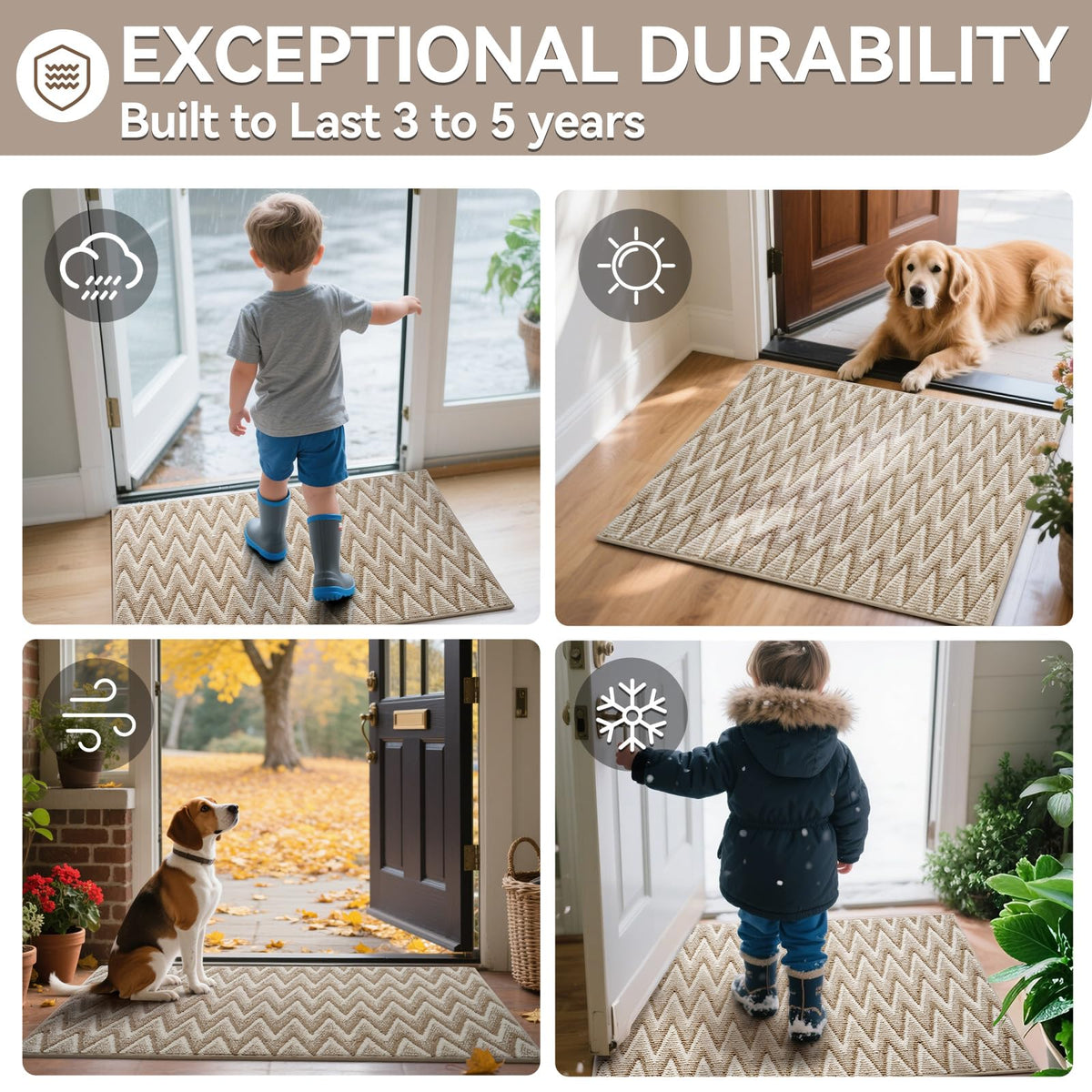 YDKGL entryway mat suitable for high-traffic indoor use
