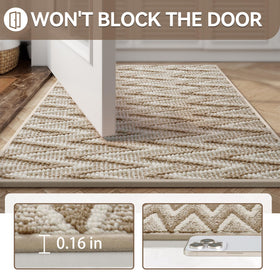 YDKGL door mat with non-slip rubber backing for safety at the doorway