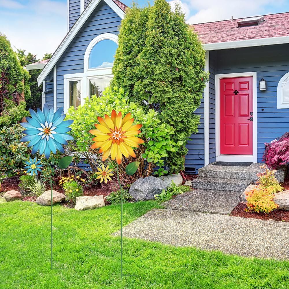 Two piece set ideal for planters, lawns, and pathways.