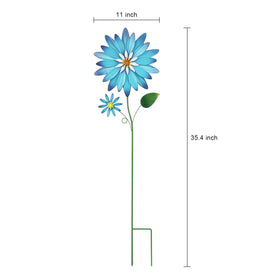 Stakes add spring atmosphere to porch and yard.