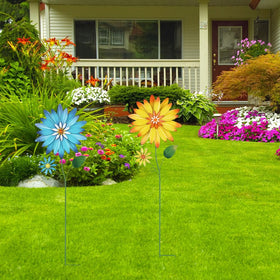 Easy to assemble garden decor with detachable design for storage.