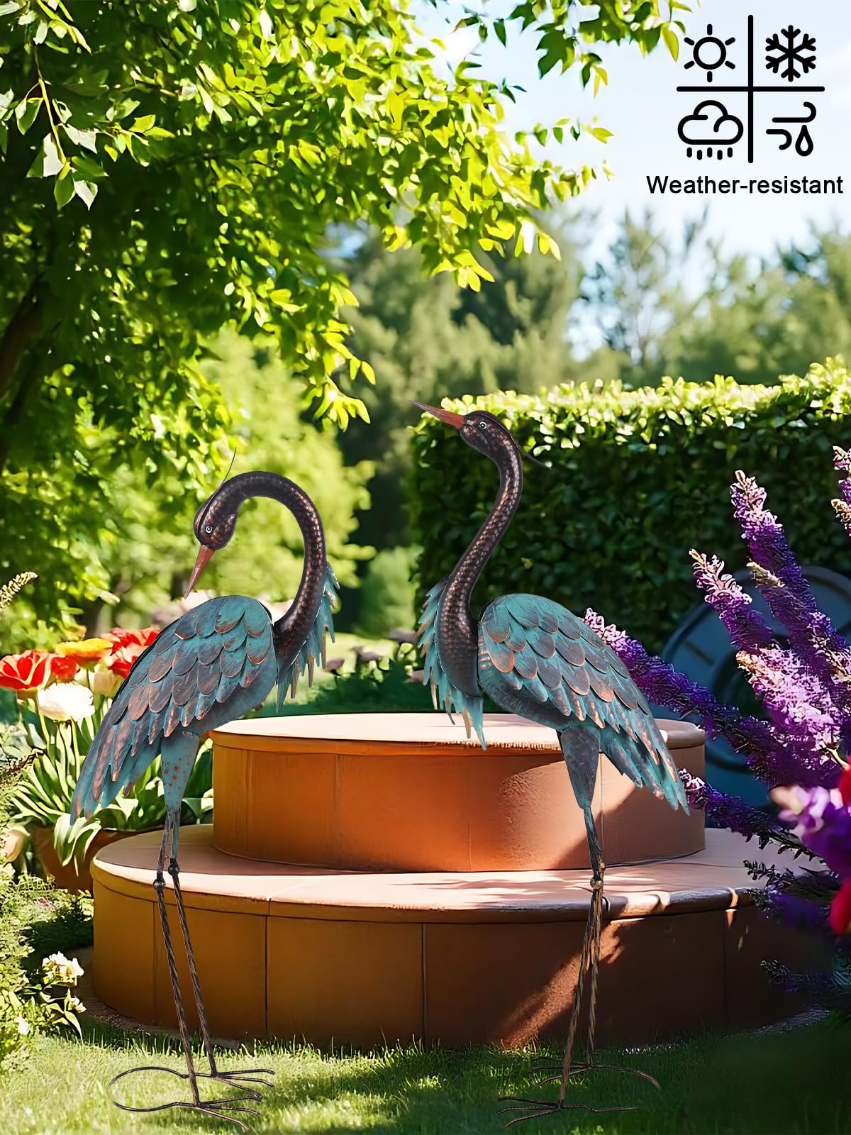 YEAHOME gift-ready heron statues ideal for birthdays or anniversaries