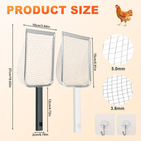 YEAROCK 3-8mm mesh scoop for fine sand separation in pens