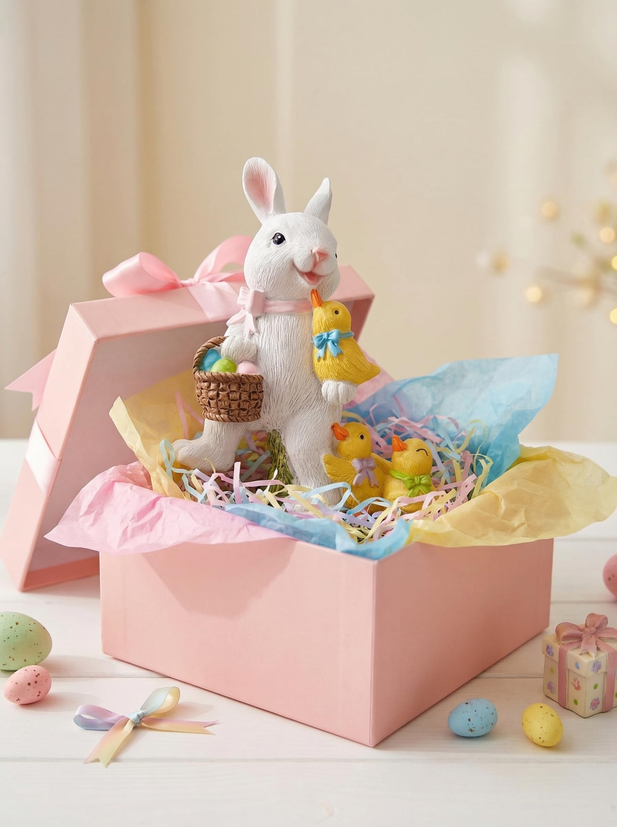 YECRUX Tabletop or shelf display perfect for Easter.