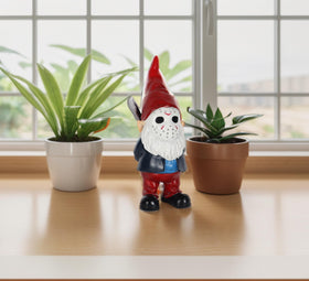 YECRUX Halloween yard decor gnome creates a chilling focal point.