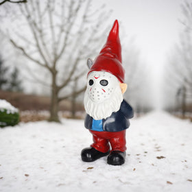 YECRUX indoor spooky gnome for festive shelf or table display.