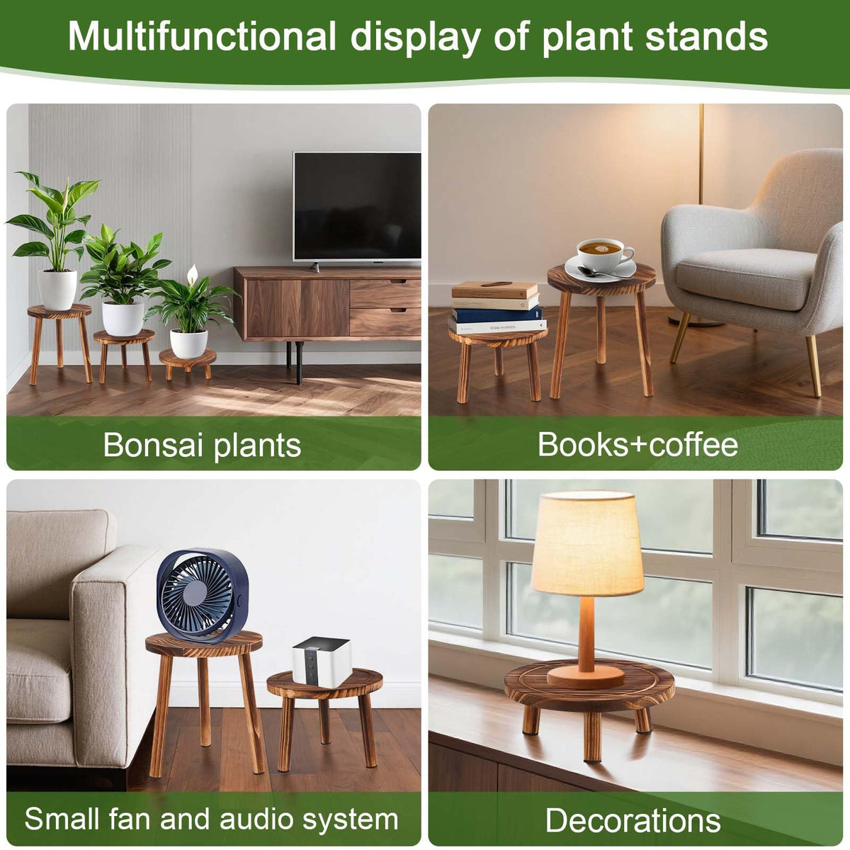 Yedcxup plant stand triangular-structure ensures sturdy support