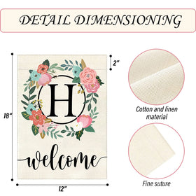YeeCASE floral design flag brightens porches and gardens