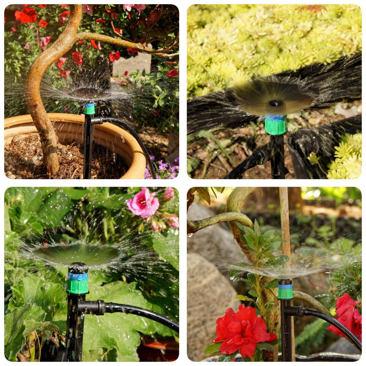 Yeedoox greenhouse and garden irrigation emitter for flexible setups.