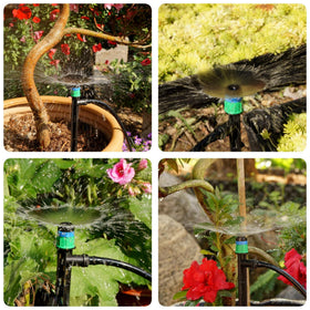Yeedoox greenhouse and garden irrigation emitter for flexible setups.