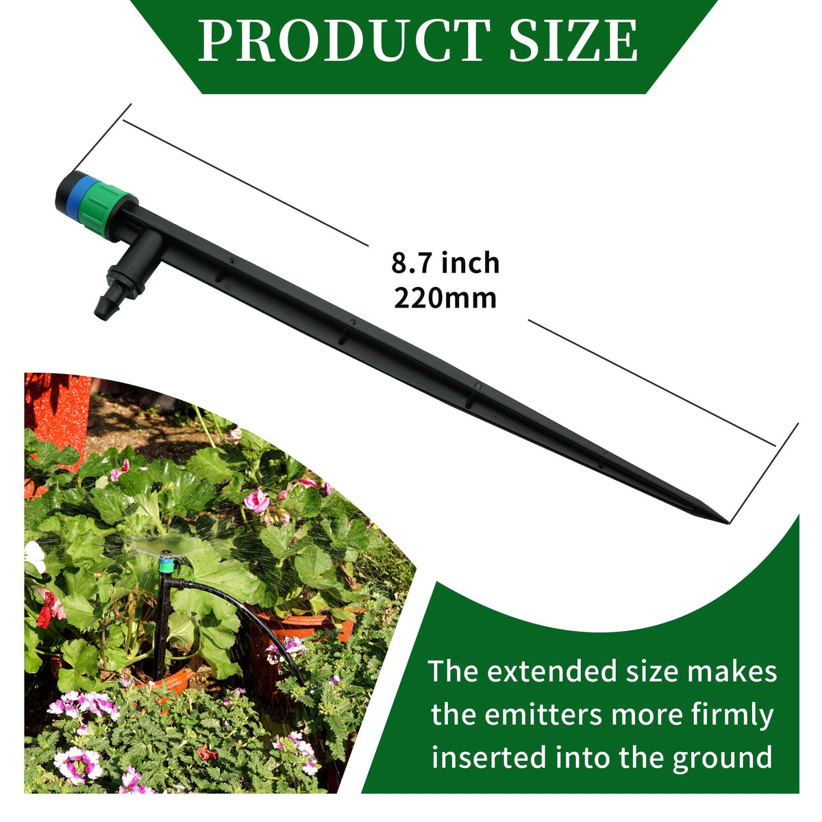 Yeedoox pressure-compensation emitter maintains consistent flow across PSI ranges.