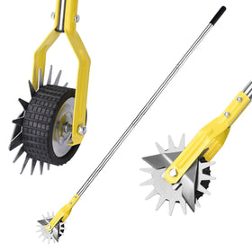 YEELOR Wheel Rotary Edger assembled, ready to edge along pathways with precision.