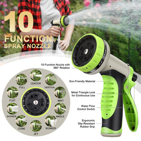 Yeenuo metal garden hose all-weather flexibility for year-round use