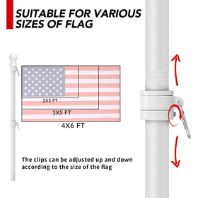 Yeesun flag pole rust-resistant coating for longevity outdoors.