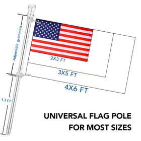 Yeesun rust-resistant coating protects outdoor flag pole
